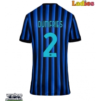 Inter Milan Denzel Dumfries #2 Replica Home Shirt Ladies 2025-26 Short Sleeve